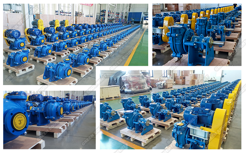 4/3C Rubber Slurry Pumps Shipped to South America for Gold Mining