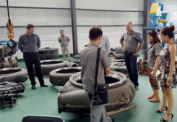 Australian customer visit
